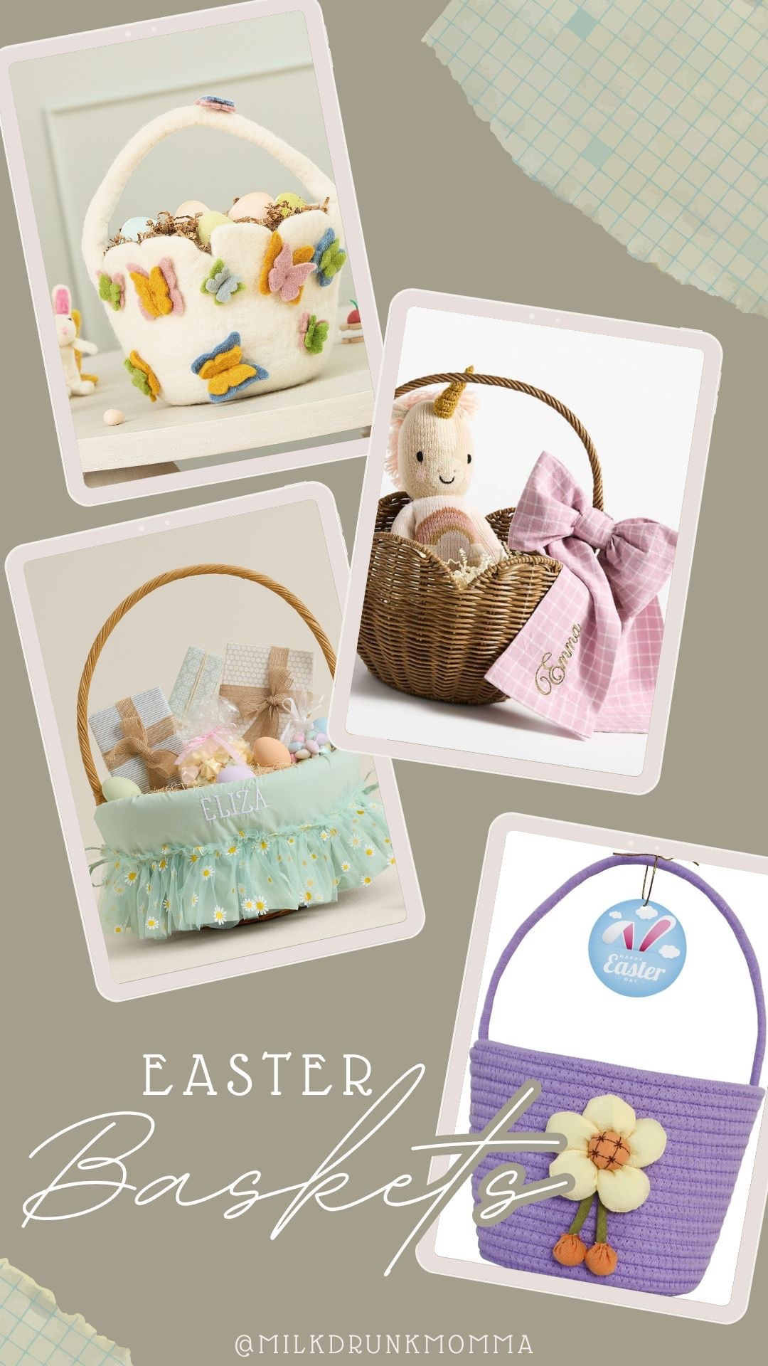 Easter baskets🐰

#LTKHome #LTKmomlife #LTKSeasonal