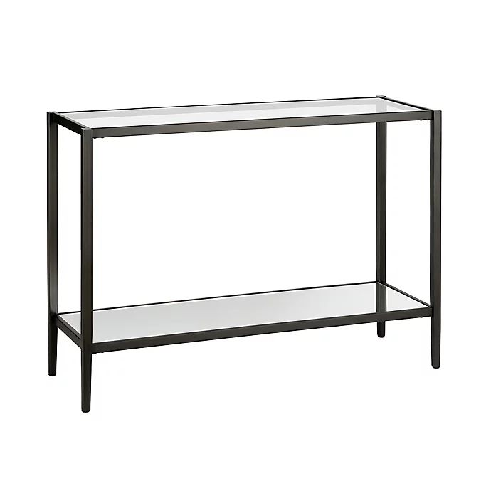 Hudson&Canal® Hera Mirrored Console Table in Blackened Bronze | Bed Bath & Beyond