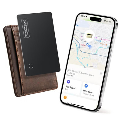 Wallet Tracker Card Air-Tag (iOS Only) - Work with Apple Find My, Bluetooth Tracker Smart Card Wallet | Target