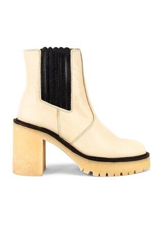 Free People James Chelsea Boot in White from Revolve.com | Revolve Clothing (Global)
