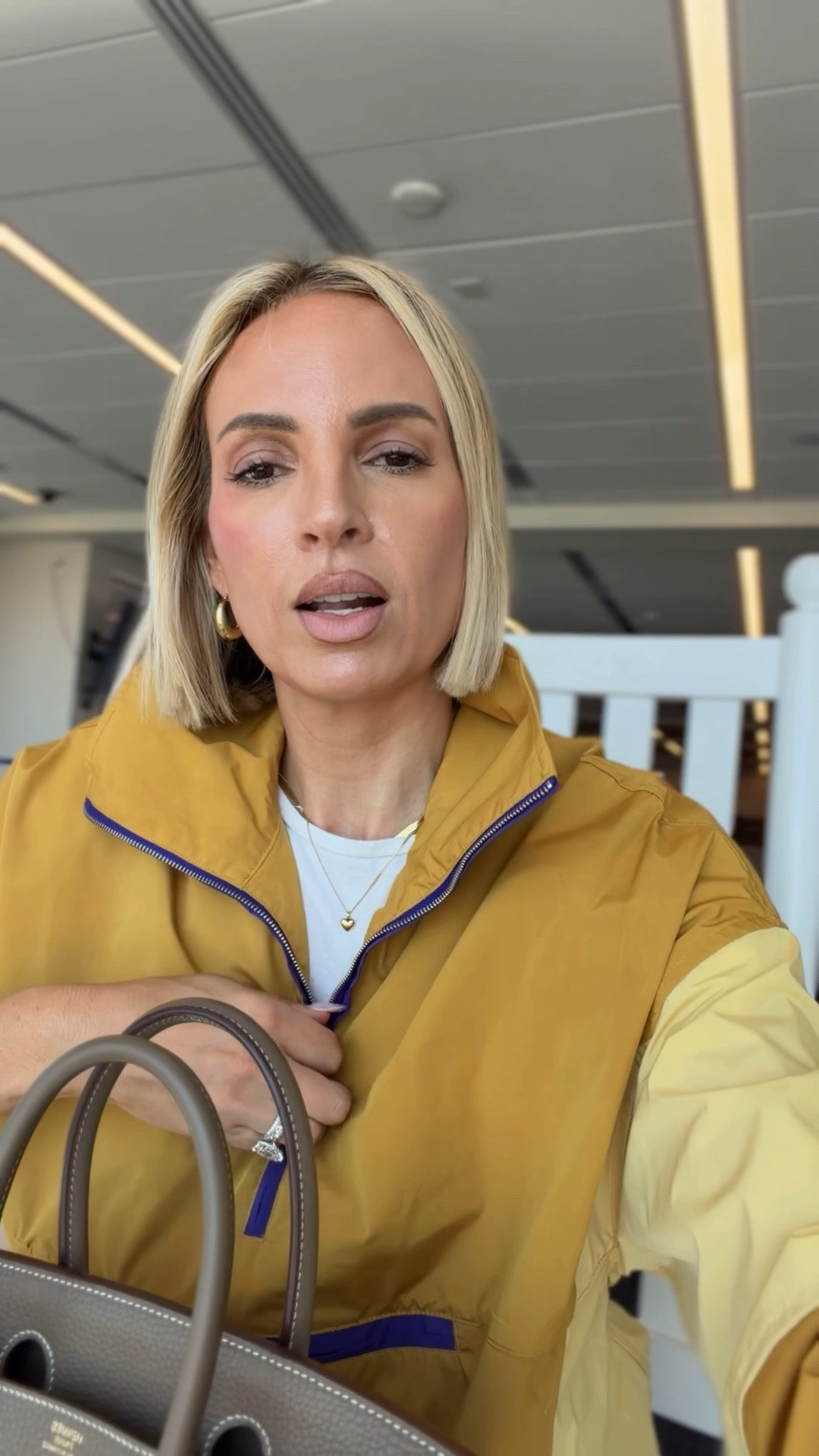 Sally, the color, of my windbreaker is sold out, but I linked it in pink. Boots run TTS. ￼

@stevemadden-us @Reformation

#LTKNYFW #LTKdayinmylife #LTKootd