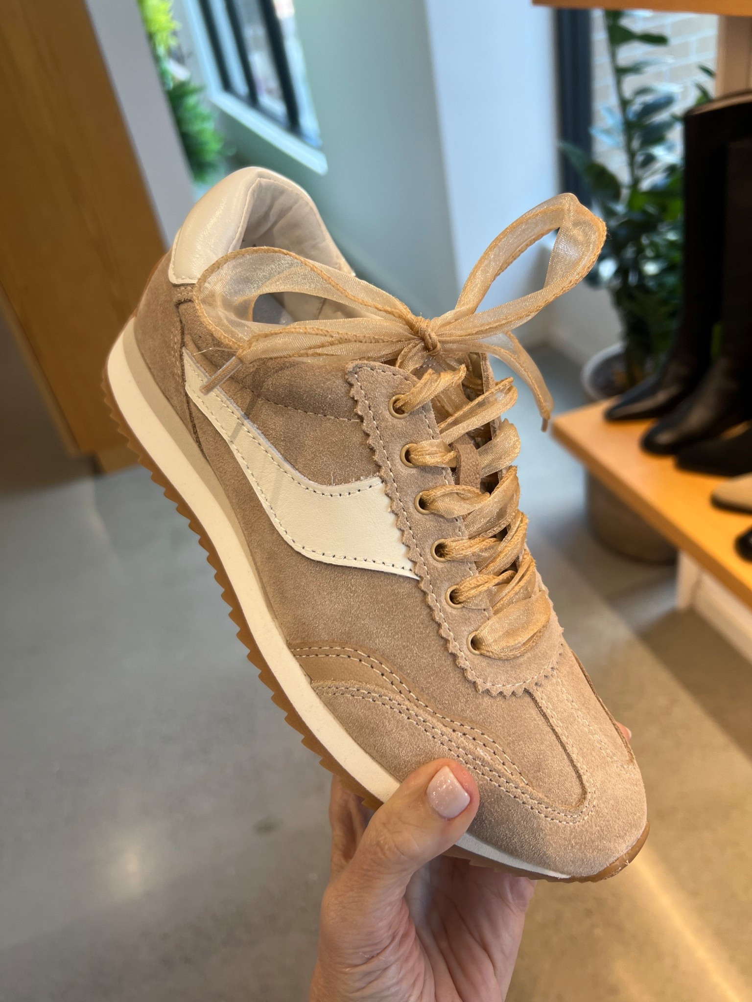 neutral sneakers, suede sneakers 

#LTKootd #LTKSeasonal #LTKOver40