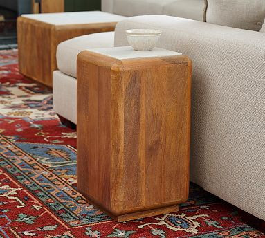 Fillmore Square Side Table (12") | Pottery Barn (US)