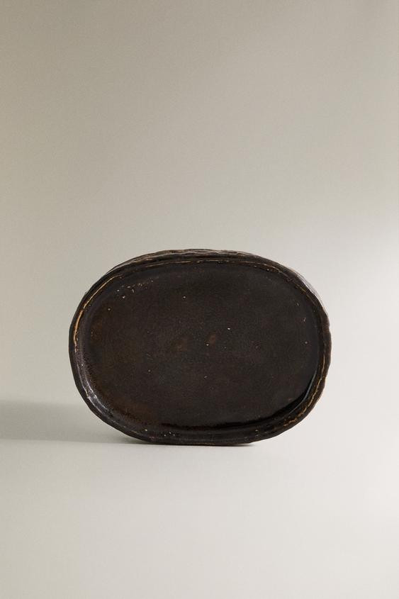 TEXTURED CERAMIC BATHROOM SOAP DISH | Zara US