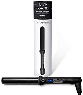 NuMe Classic Ceramic Curling Wand - Tourmaline 32mm Barrel Hair Curler, Negative Ion Conditioning... | Amazon (US)