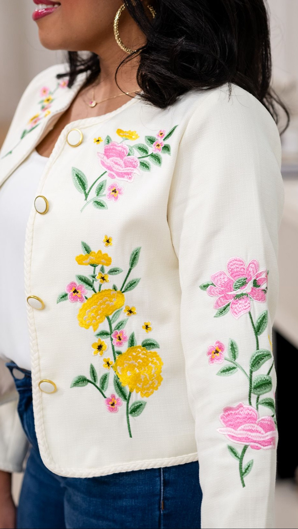 It’s the details for me! This beautiful jacket will transition from spring to summer so easily! 🥰🥰🥰🌺🌷🌸

#LTKOver40 #LTKFindsUnder50 #LTKPetite