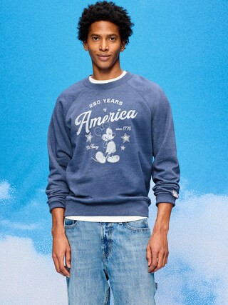 Old Navy x Disney Mickey Mouse Crew-Neck Sweatshirt for Adults | Old Navy (US)
