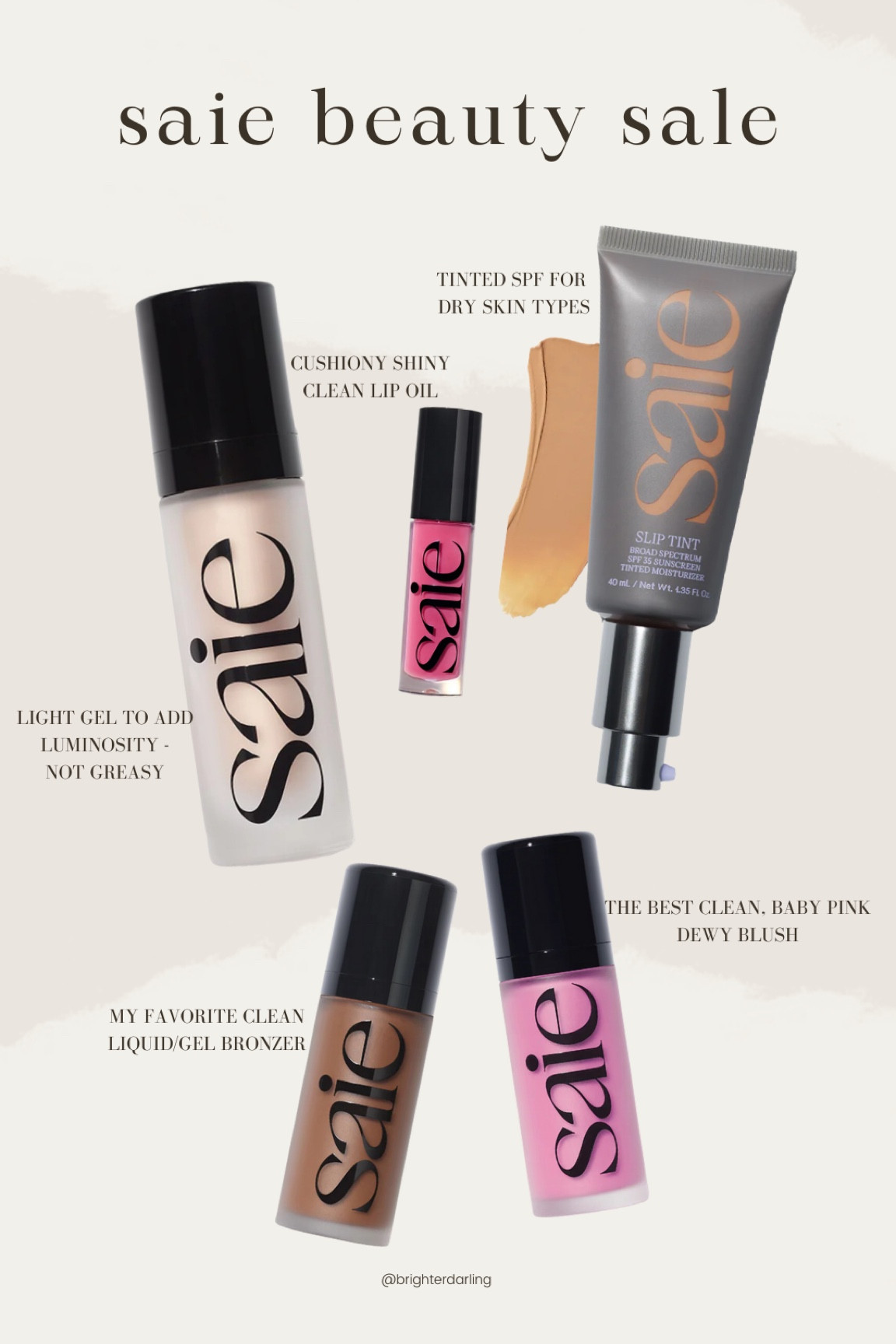 my favorite saie beauty products!

#LTKBeauty #LTKSummerSales #LTKOver40