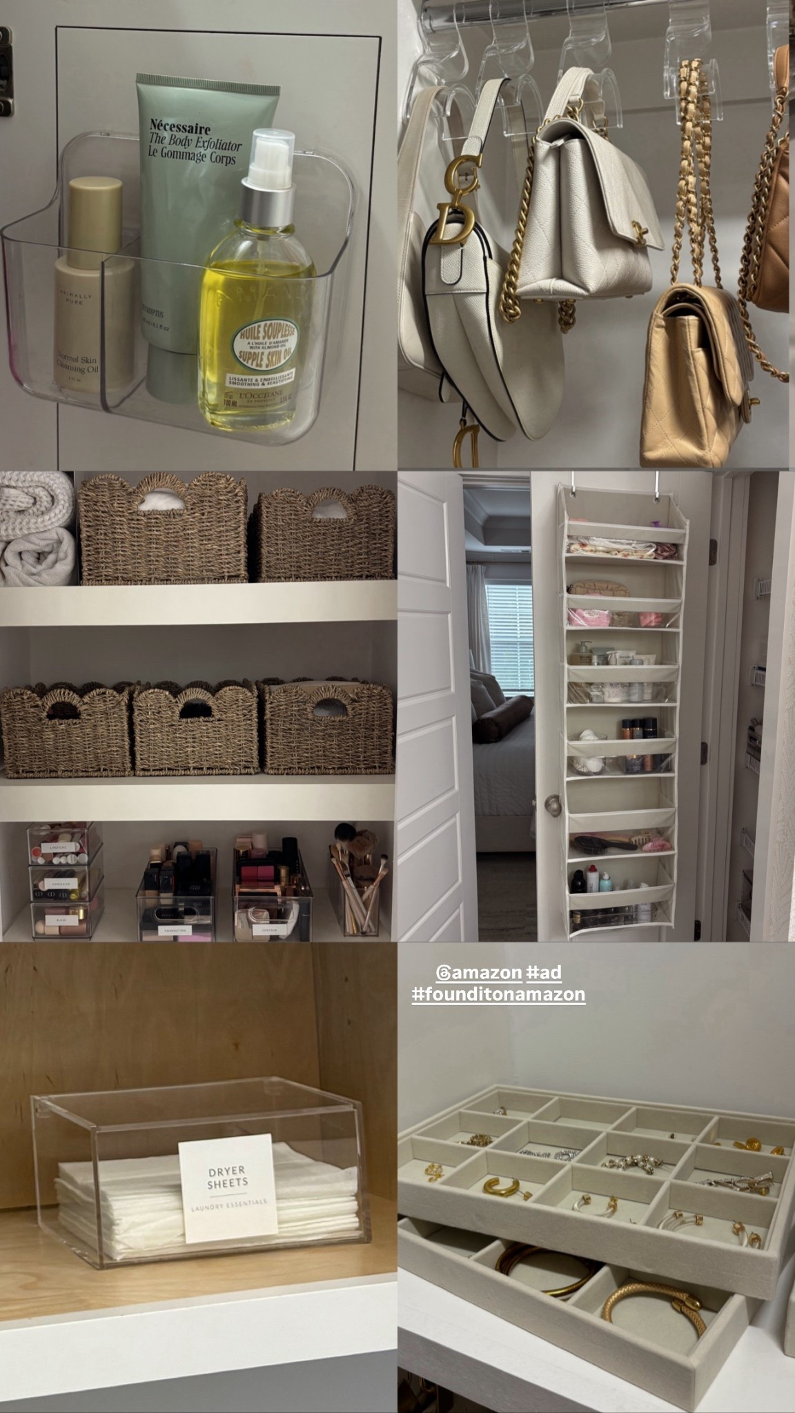 #ad Amazon organization finds I have and love! I’m so excited for the @amazon Spring Sale coming up!  🫶🏼 You can shop all of my favorites below! 🤍 #founditonamazon 