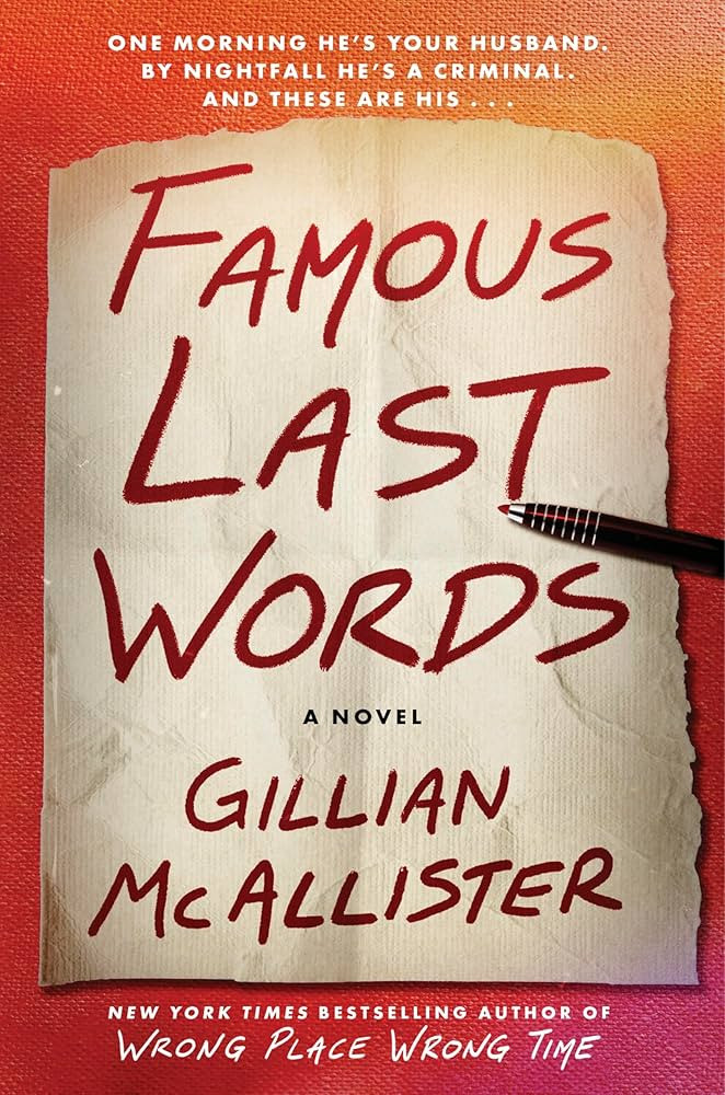 Famous Last Words: A Suspenseful Domestic Thriller with Shocking Twists, Unravel the Deception | Amazon (US)