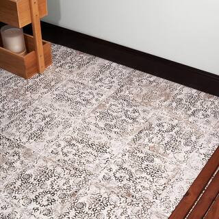 Ivy Hill Tile Wallabee Nera Encaustic 8 in. x 8 in. 10mm Matte Porcelain Floor and Wall Tile (26-... | The Home Depot