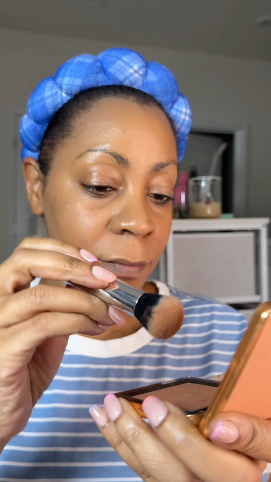 Haus Labs bronzer in acacia ember 

#LTKBeauty #LTKOver40