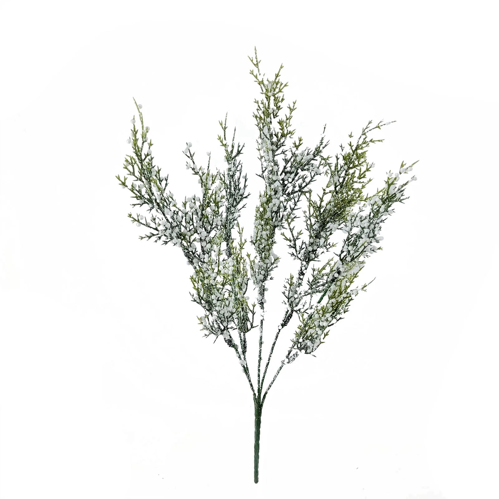 Mainstays 15'' Height Indoor Artificial Polyester White Cedar Berry Pick | Walmart (US)