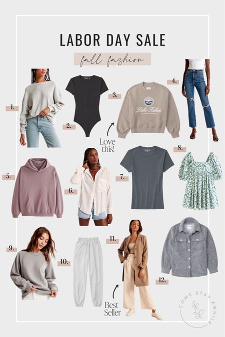 Fall fashion trends on sale from Abercrombie! Sherpa jacket, oversized hoodie, graphic tee finds. Basic tees and waffle knit shirt  

#LTKstyletip #LTKFind #LTKsalealert