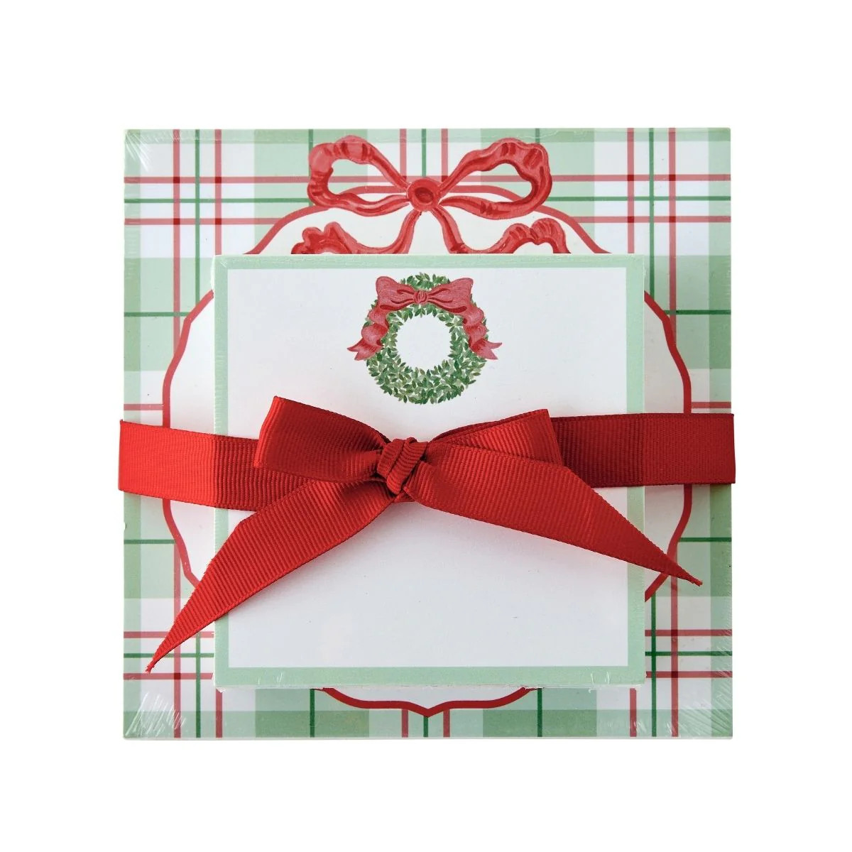 Green & Red Tartan Notepad Duo | Caitlin Wilson Design