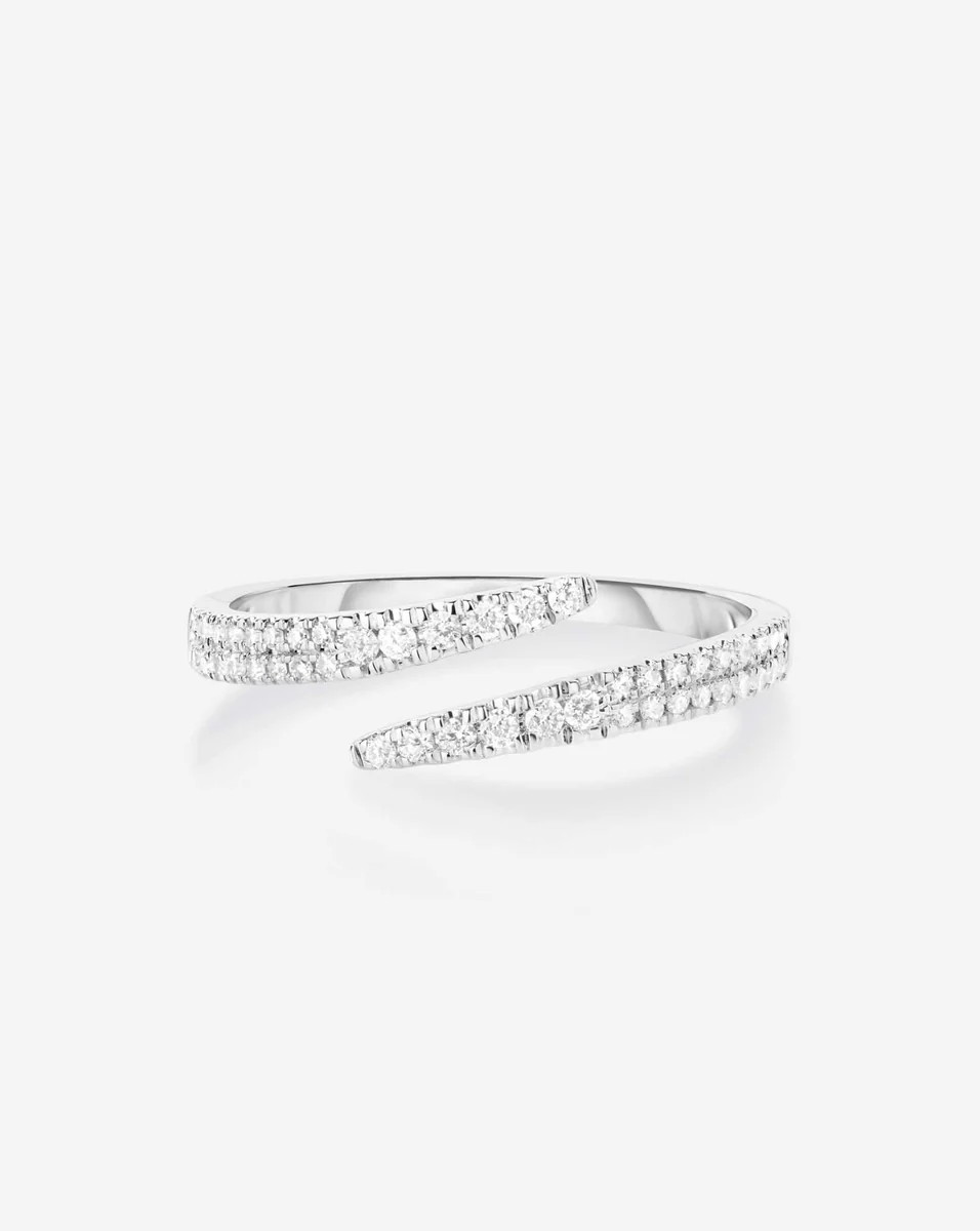 Open Diamond Wrap Ring | Ring Concierge