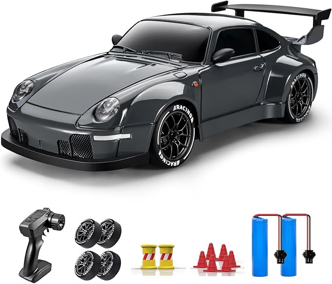 ACAMMZAR RC Drift Car, 1:24 Remote Control Car for Kids, 20KM/H 4WD High Speed RC Cars with LED L... | Amazon (US)