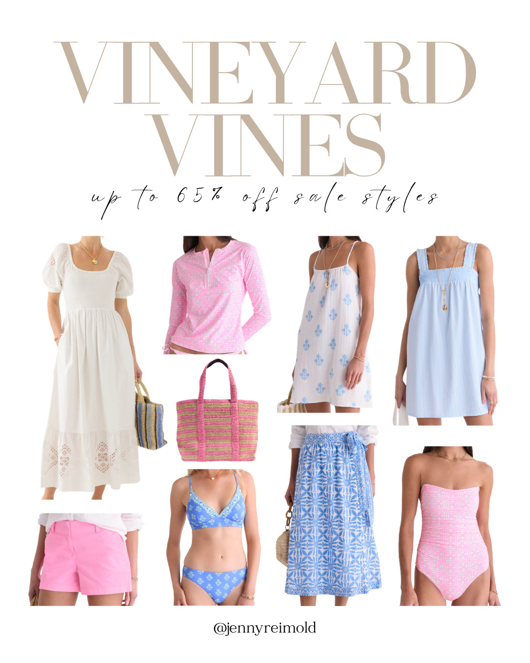 Get up to 65% off sale styles at Vineyard Vines! Soo many cute summer dresses, swimsuits, and accessories. 

 #LTKSaleAlert