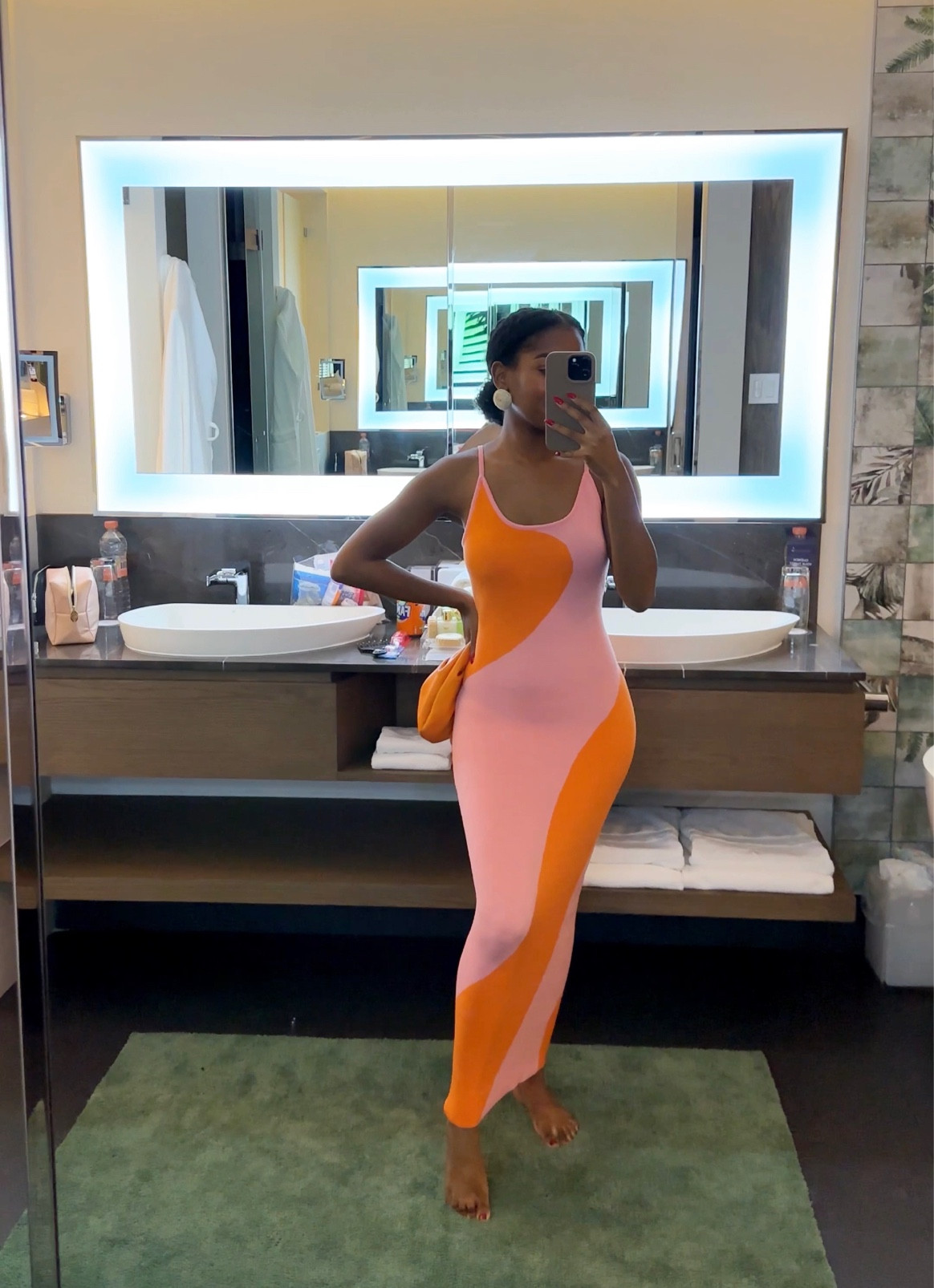 Obsessed with this Amazon dress! It’s stretchy and comfy. Wearing a size small! #amazonfind #amazondress 

#LTKunder50 #LTKstyletip #LTKFind