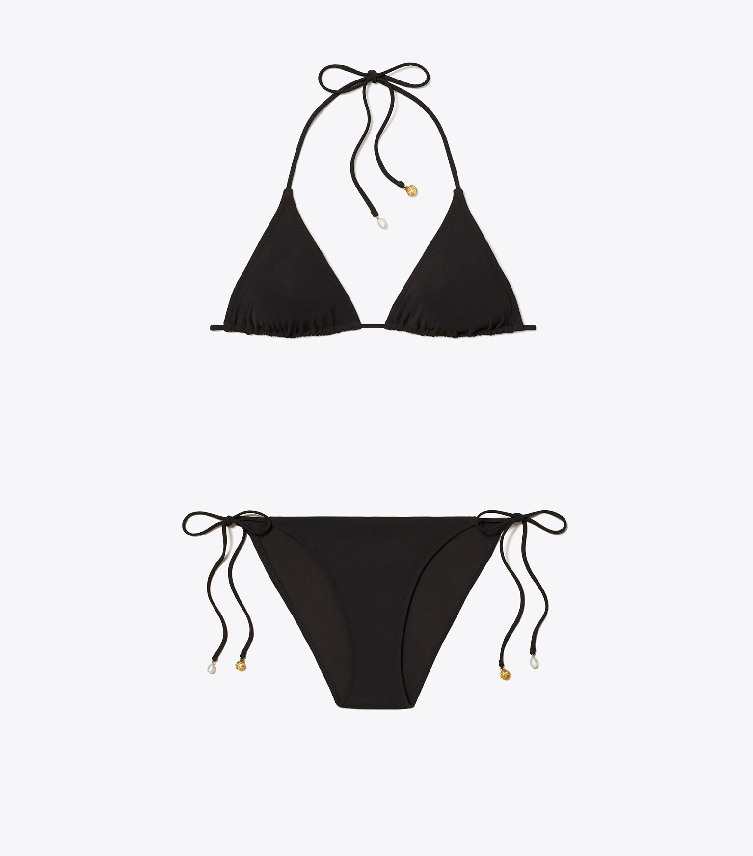 Black String Bikini Set | Tory Burch (US)