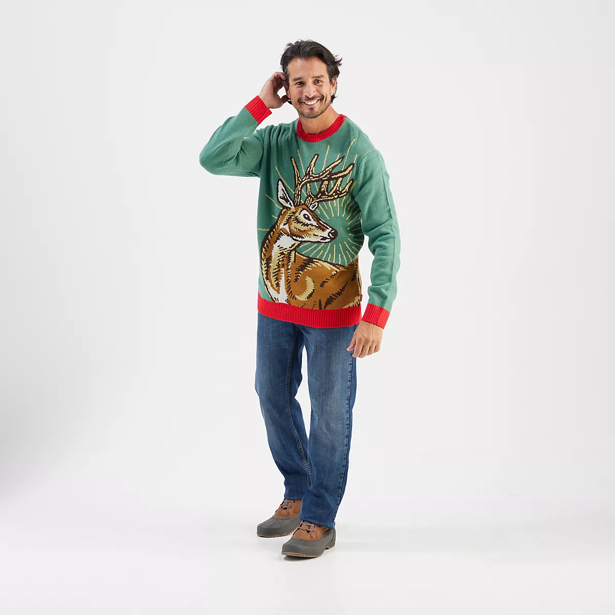Magellan Outdoors Men's Holiday Reindeer Sweater | Academy Sports + Outdoors