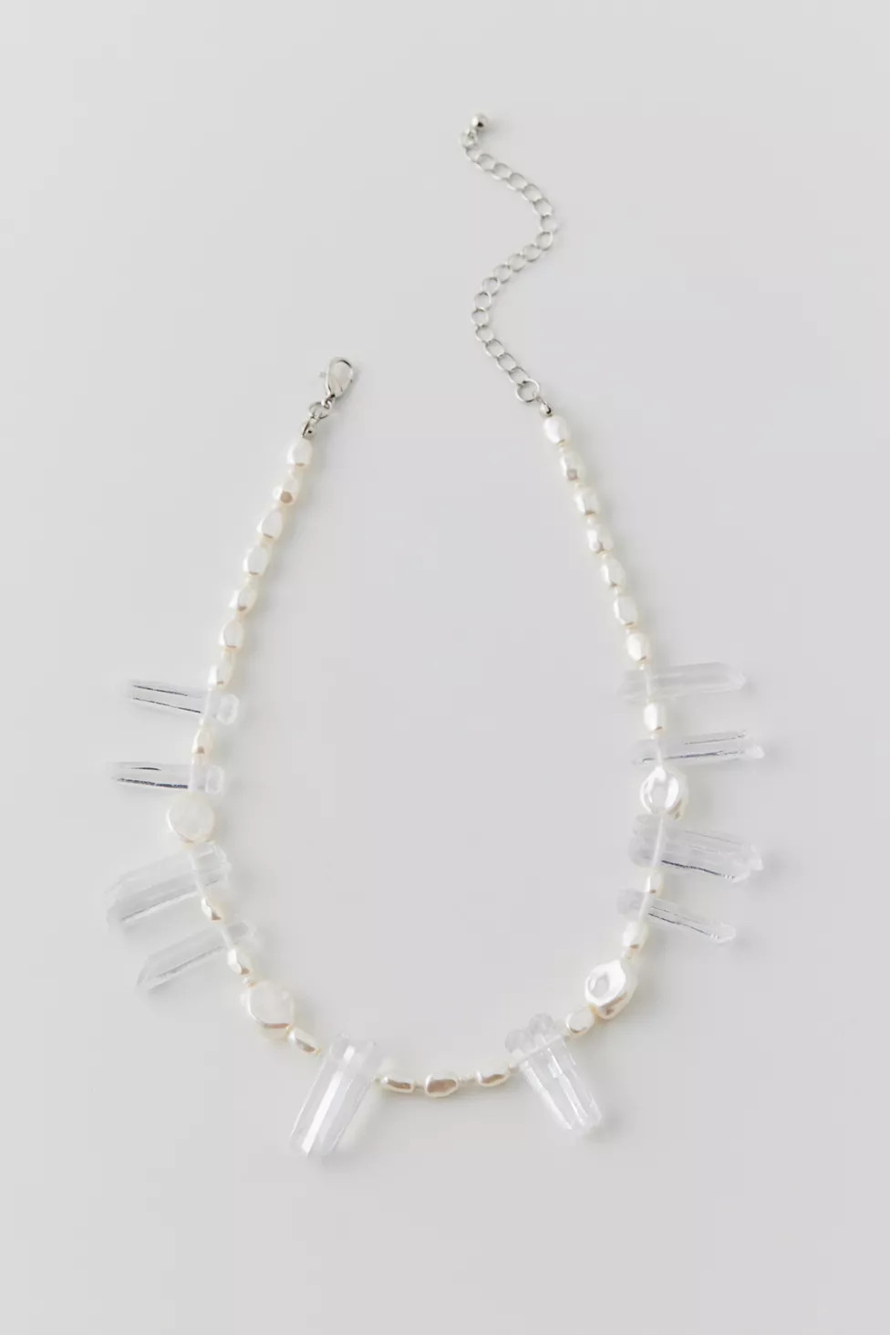Crystal And Pearl Statement Necklace | Urban Outfitters (US and RoW)