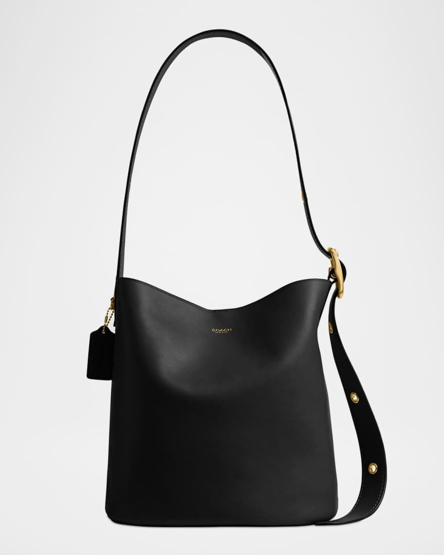 Bleecker Grain Leather Bucket Bag | Neiman Marcus