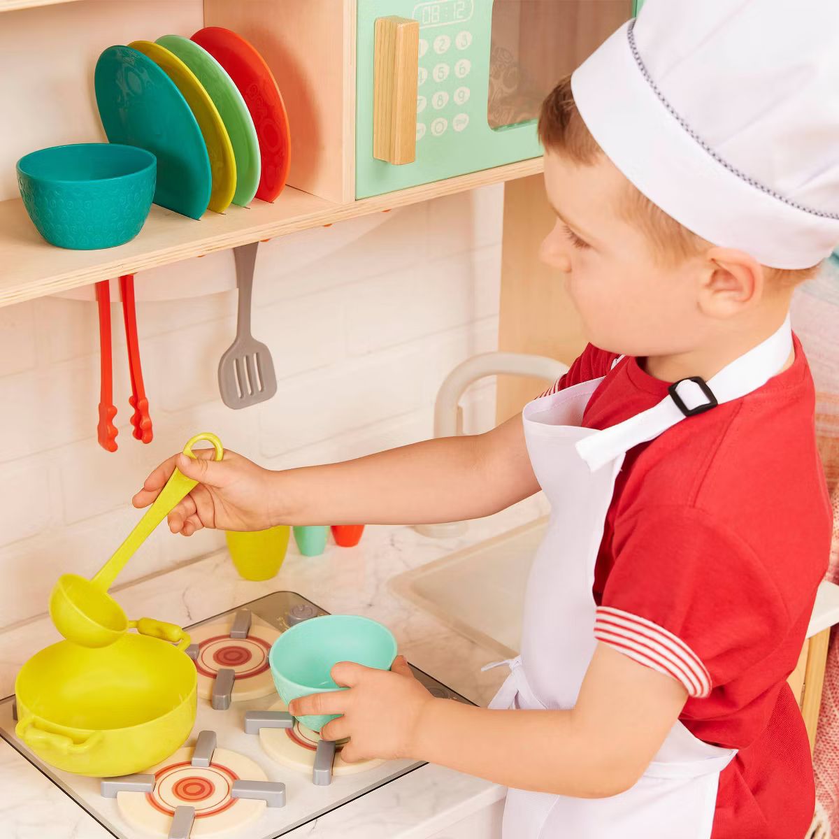 B. toys Wooden Play Kitchen - Mini Chef Kitchenette | Target