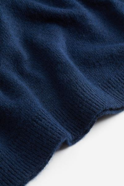 Knitted jumper - Navy blue - Ladies | H&M GB | H&M (UK, MY, IN, SG, PH, TW, HK)