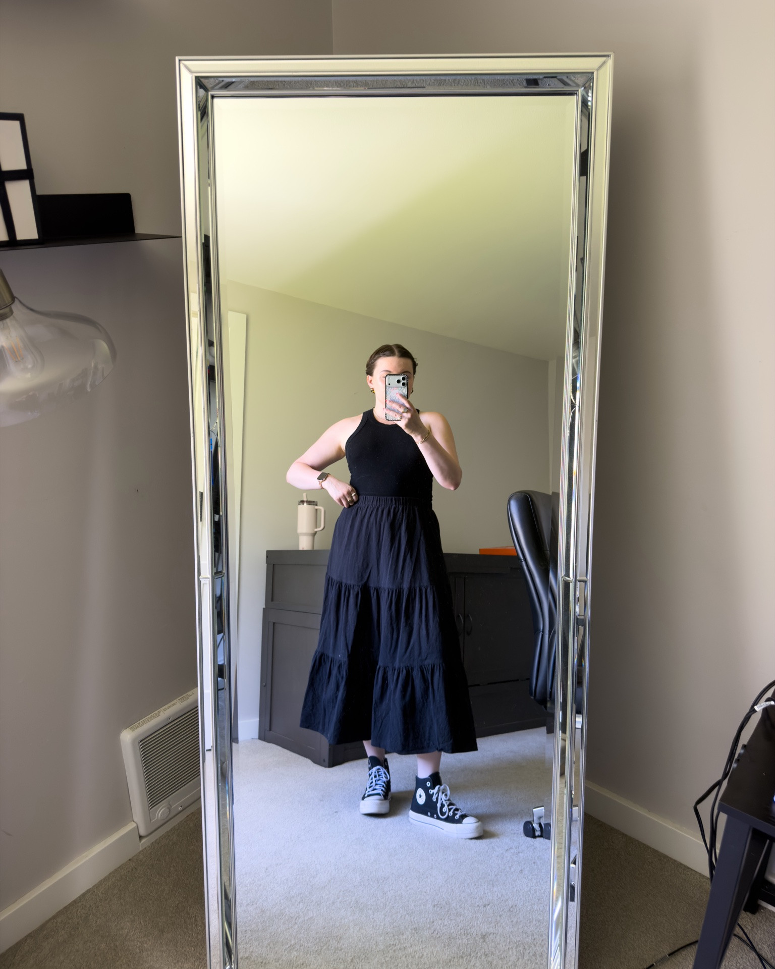 What I wore to work a wedding! Almost wore the bloomers but I think I ultimately made the right choice 😌

I’m wearing a M tank and L bottoms with size 9 sneakers

#LTKootd #LTKMidsize #LTKWorkwear