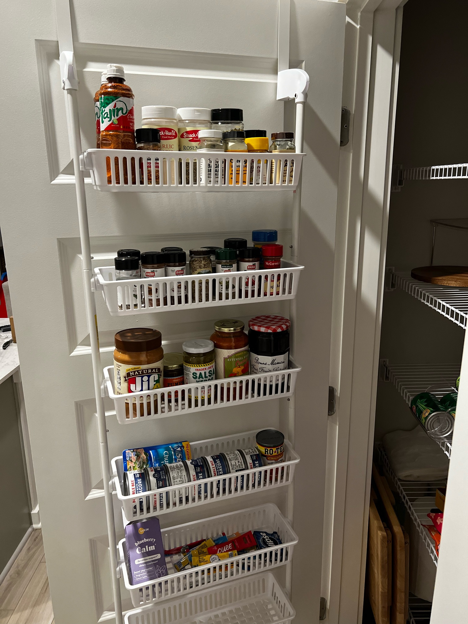 Kitchen Pantry Over The Door Organizer. Such a great kitchen gadget to add for extra storage

#LTKunder50 #LTKGiftGuide #LTKhome