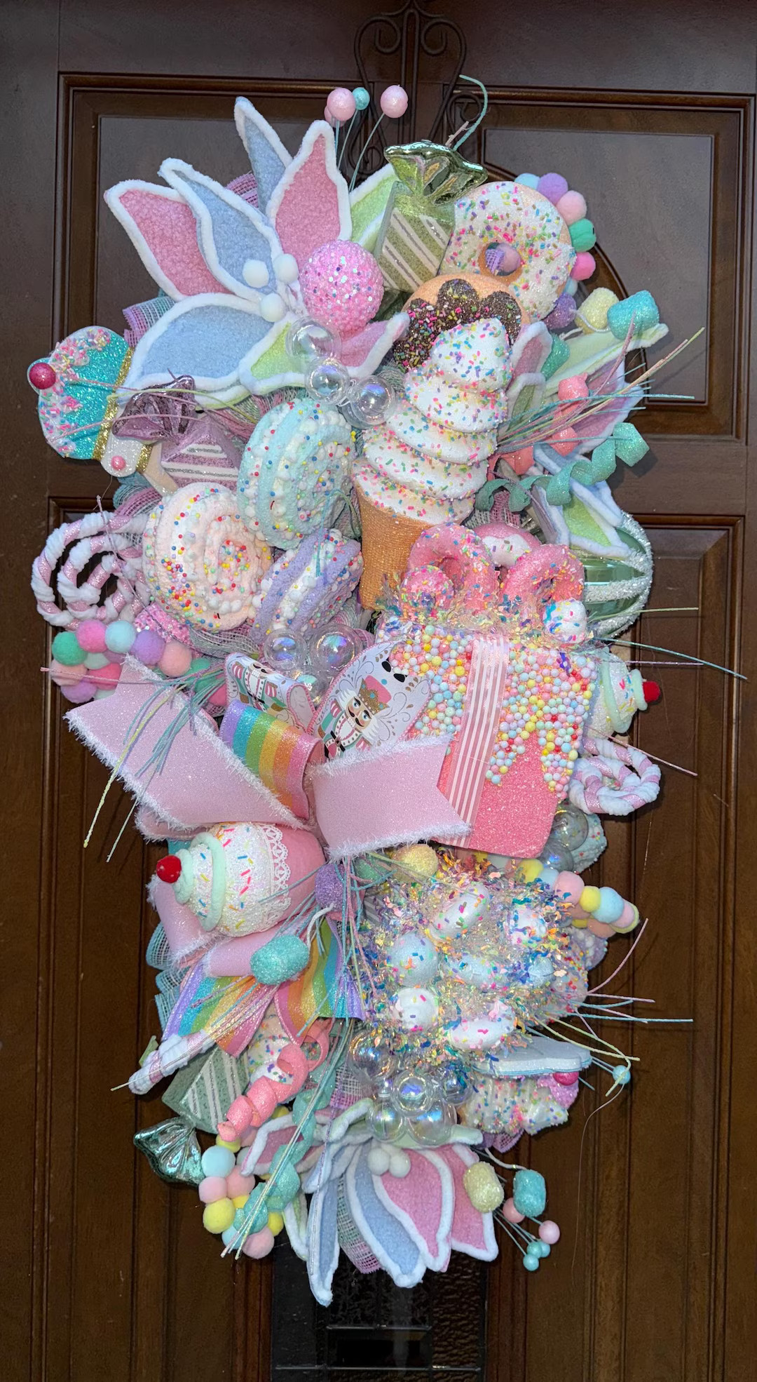 Pastel Candyland Swag Wreath - Whimsical Birthday, Easter, or Party Décor - Sweet Treats Theme W... | Etsy (US)
