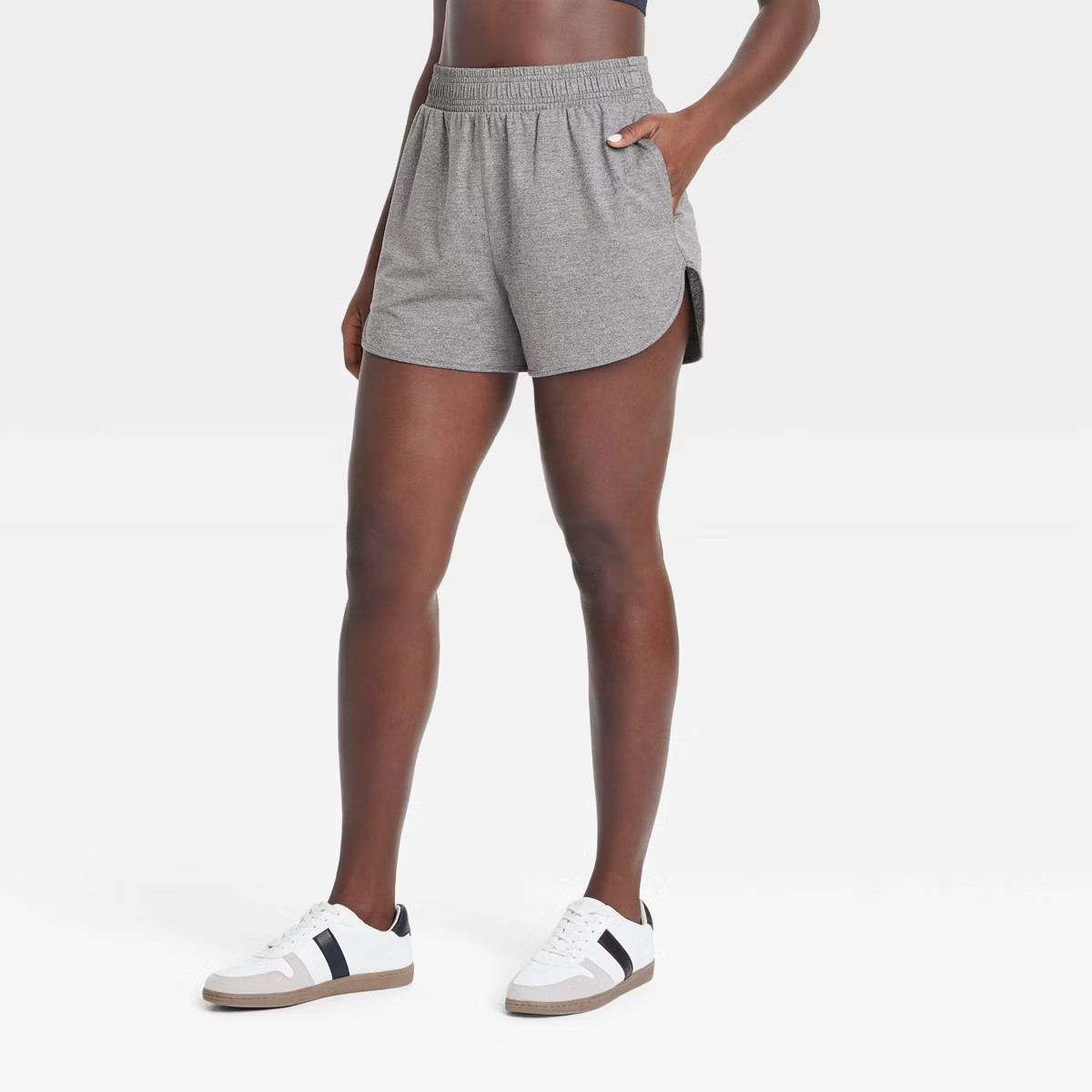 Women's Soft Stretch High-Rise Shorts 3.5" - All In Motion™ | Target