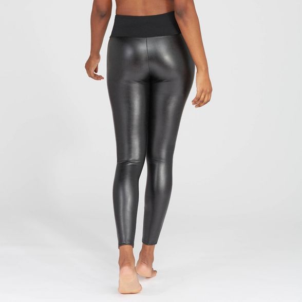 ASSETS by SPANX Women's All Over Faux Leather Leggings | Target