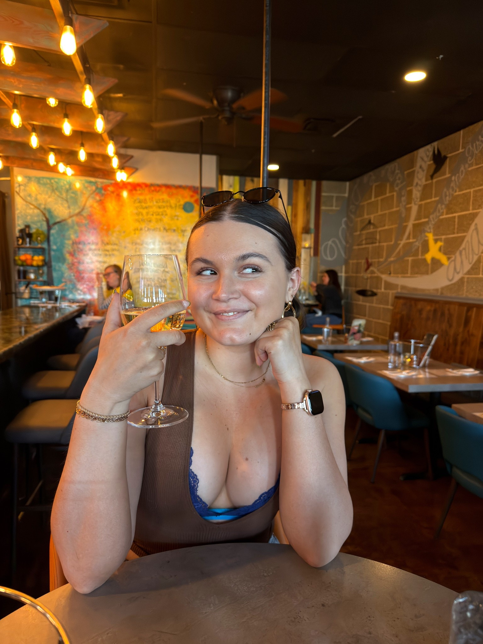 Finding my going out style again! Honestly love a fun basic top like this with a little lace underneath 😉

I’m wearing a M bra and tank 

#LTKMidsize #LTKootd #LTKSeasonal