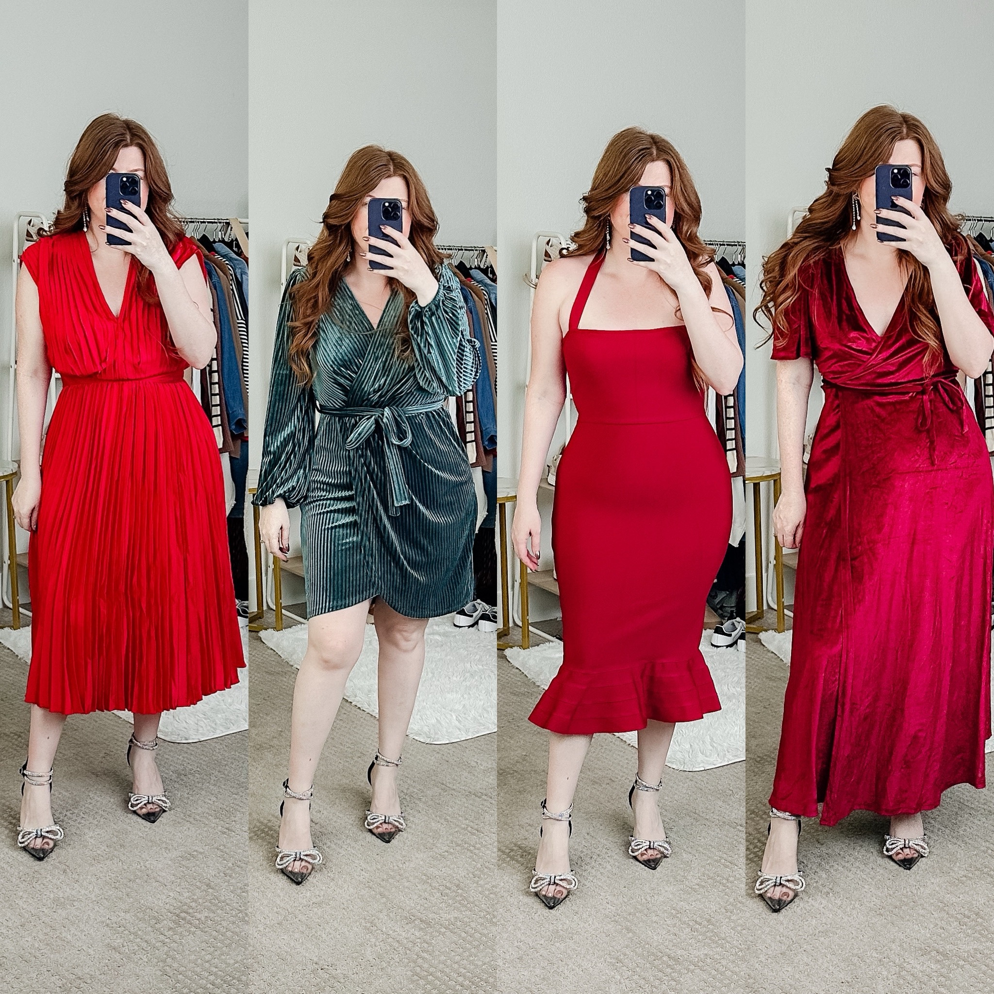 Holiday dresses from amazon. 

Holiday party dress. Holiday party outfit. Cocktail dress, wedding guest dress. 

#LTKfindsunder50 #LTKHoliday #LTKwedding