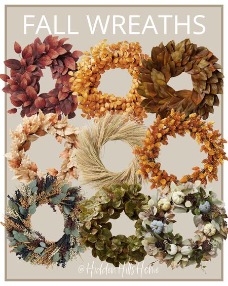 Fall wreaths, fall home decor, seasonal home decor, Fall finds, affordable fall wreath, Fall style #fall #wreath

#LTKSeasonal #LTKhome #LTKunder100