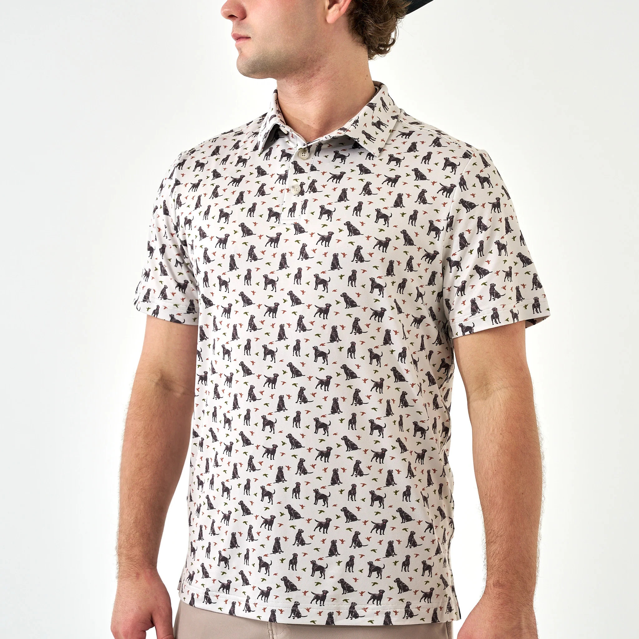 Ducks And Dogs Performance Polo | BURLEBO | BURLEBO