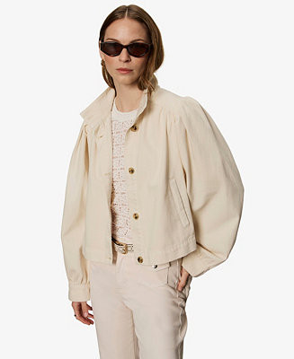 Women's Charlotte Long-Sleeve Twill Jacket | Macy's