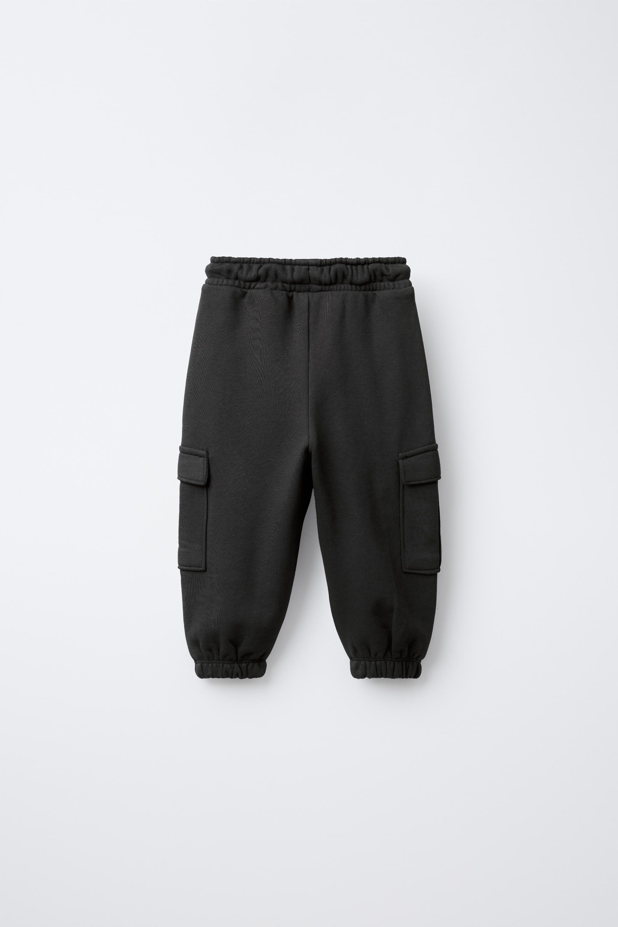FLEECE CARGO JOGGER PANTS | Zara US