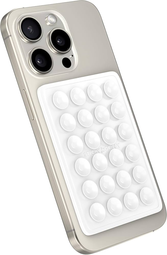 Suction Phone Case Mount, Silicon Adhesive Phone Accessory for iPhone and Android, Hands-Free Fid... | Amazon (US)