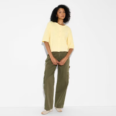 Women's Crewneck Cardigan - Wild Fable™ | Target