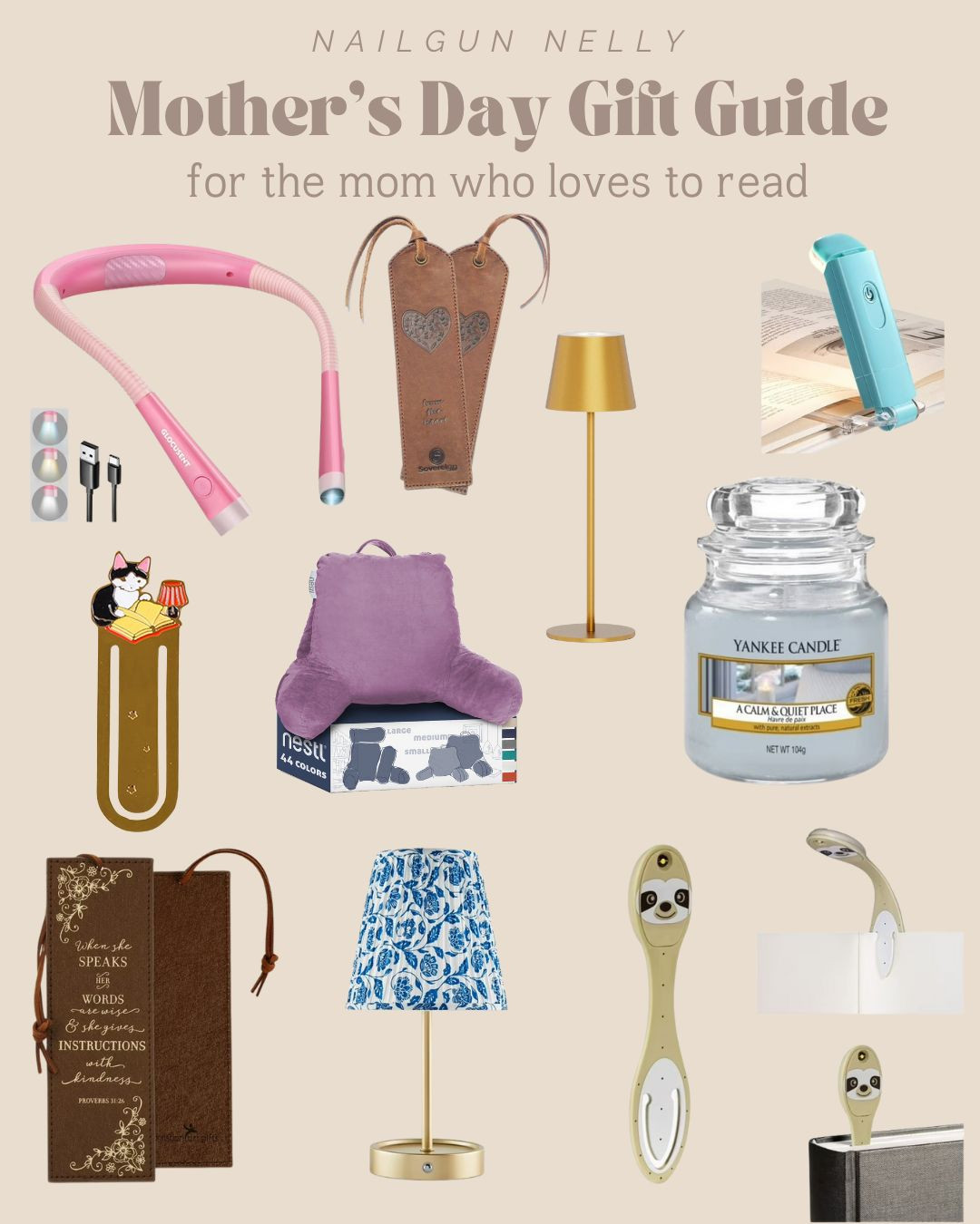 Walmart Mother's Day Gift Guide for the Mom who Loves to Read!

reading light, mini lamp, bookmark, reading pillow, calming yankee candle 

 #LTKGiftGuide #LTKSeasonal #LTKSaleAlert