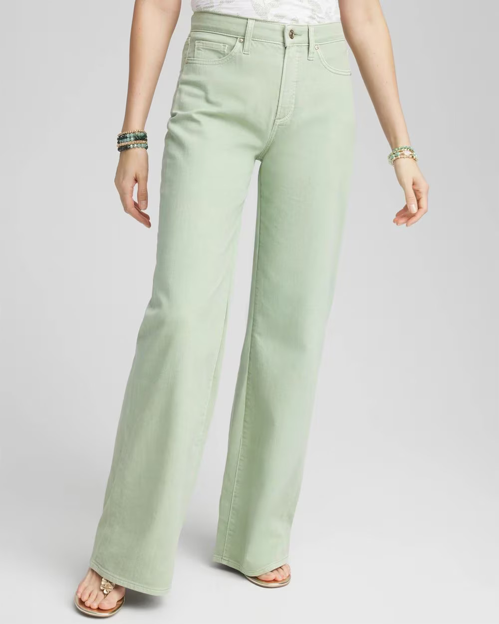 So Slimming® High Rise Wide Leg Jeans | Chico's