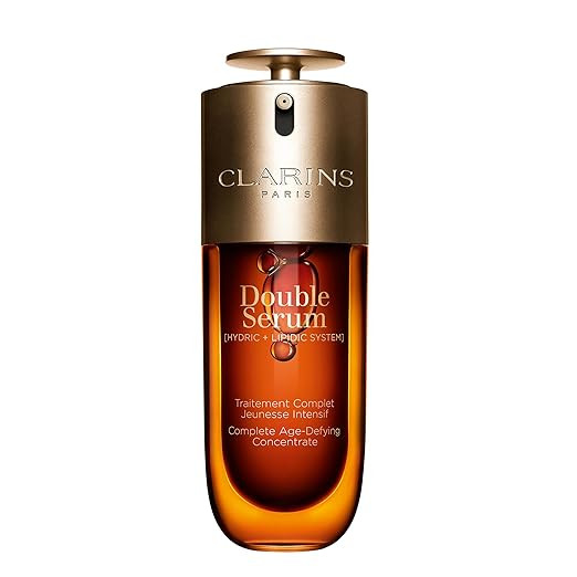 Clarins DOUBLE SERUM | Anti Aging Face Serum | Visibly Firms, Smoothes, Boosts Radiance, and Refi... | Amazon (US)
