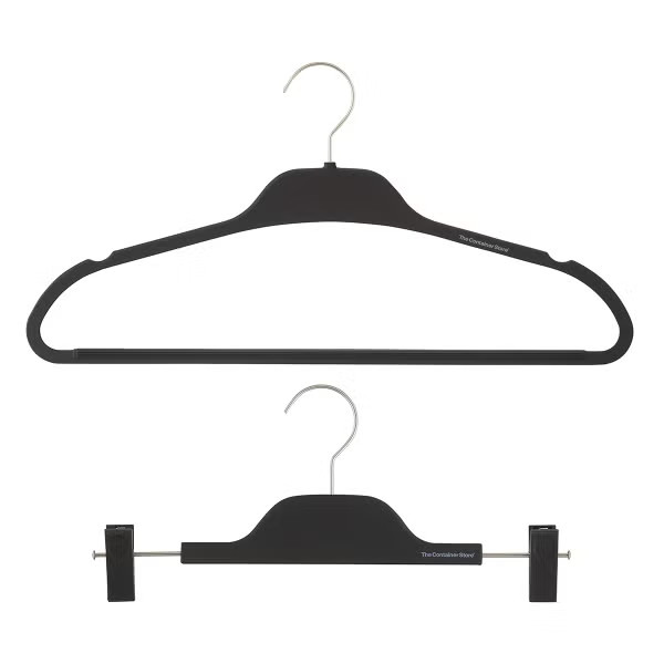 The Container Store Non-Slip Rubberized Hangers | The Container Store