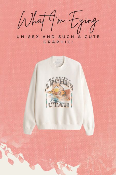The cutest graphic sweatshirt from Abercrombie! Unisex fit! 

#LTKcurves #LTKSeasonal #LTKunder100