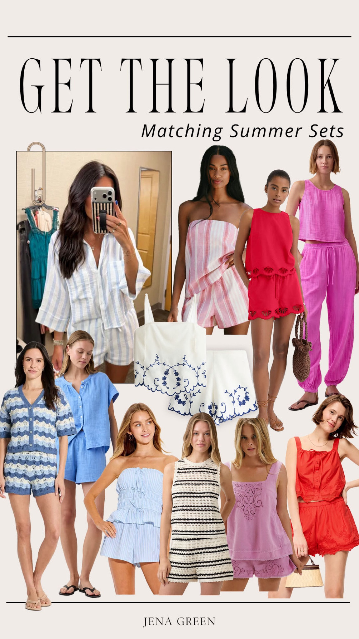 Summer Matching Sets | Summer Sets | Summer Fashion 

#LTKSeasonal #LTKmomlife #LTKootd