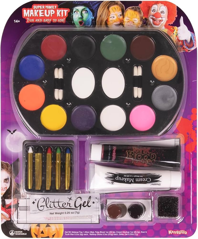 Kit de maquillaje para Halloween Super Jumbo Value Deluxe Family | Amazon (US)