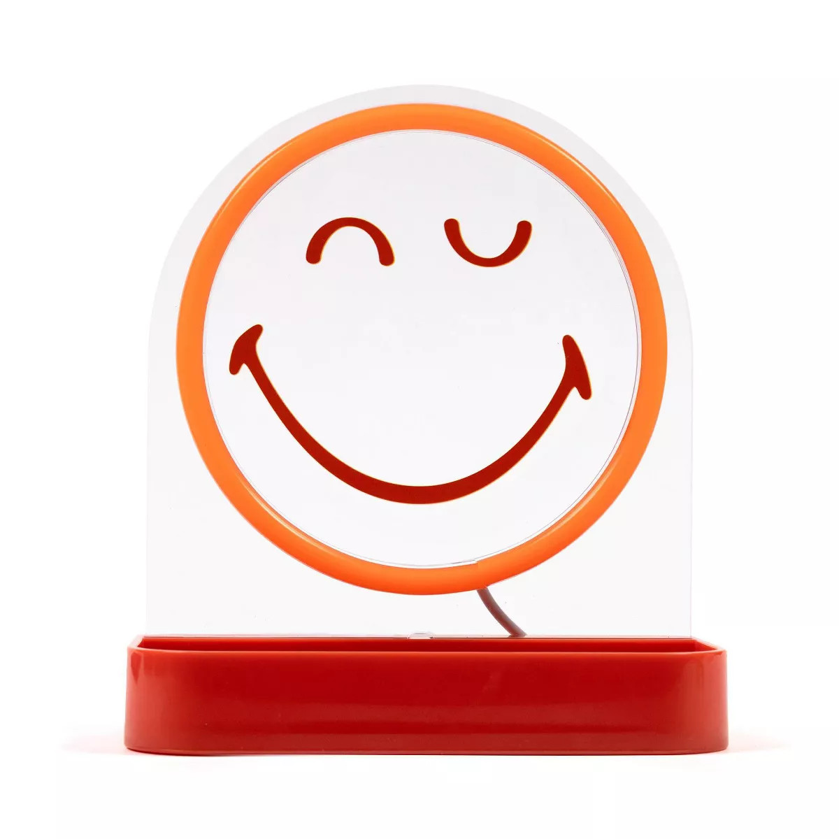 Yoobi SmileyWorld LED Desk Tray Smiley Orange | Target